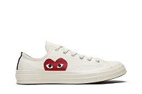 Фото № 2 с приближением к товару «‎Comme des Garçons Play x Converse Chuck 70 Low Milk»