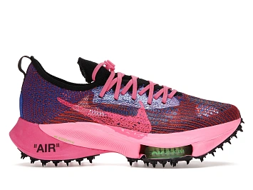 Nike Air Zoom Tempo Next% Flyknit Off-White Racer Blue Pink Glow - 1