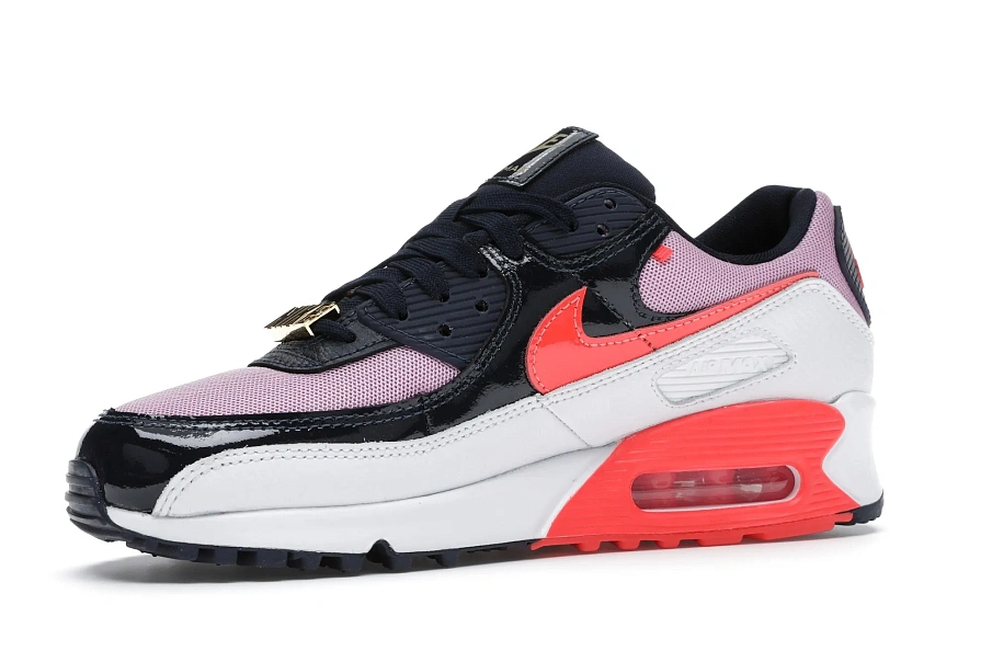 Фото № 3 с приближением к товару «‎Nike Air Max 90 Cuban Link Obsidian Pink »