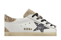 Фото № 3 с приближением к товару «‎Golden Goose Women's Superstar Optic White Seedpearl Glitter»