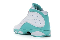 Фото № 6 с приближением к товару «‎Jordan 13 Retro White Soar Green Pink »