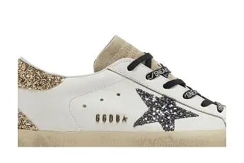 Golden Goose Women's Superstar Optic White Seedpearl Glitter - 3
