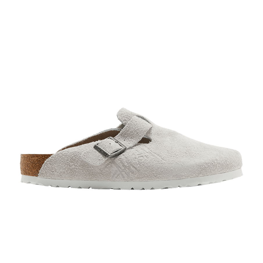 Фото № 1 с приближением к товару «‎Stussy x Birkenstock Boston Shaggy Bone»