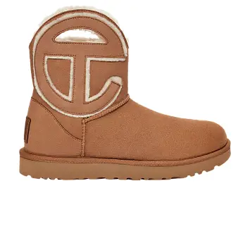 Telfar x UGG Logo Mini Boot Chestnut - 1