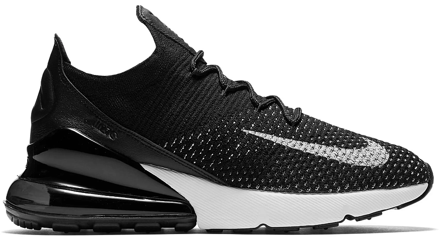 Фото № 1 с приближением к товару «‎Nike Air Max 270 Flyknit Black White »
