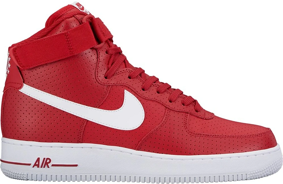 Фото № 1 с приближением к товару «‎Nike Air Force 1 High Gym Red Perforated»
