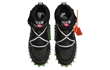 Off-White x Nike Air Force 1 Mid SP Skate Shoes Black - 7