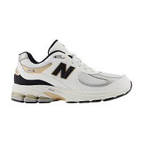 Фото № 1 с приближением к товару «‎New Balance 2002R Big Kid White Black Gold»