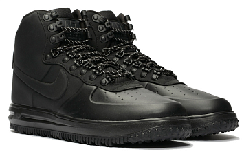 Nike Lunar Force 1 Duckboot '18 'Triple Black' - 4