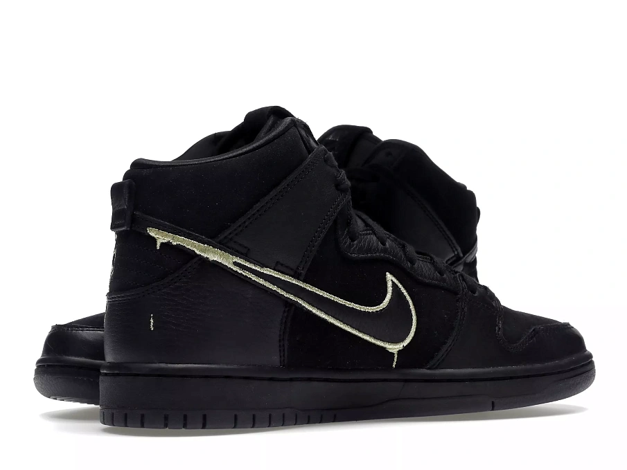 Фото № 3 с приближением к товару «‎Nike SB Dunk High FAUST Black Gold»