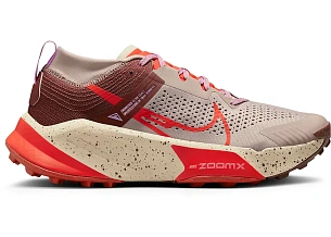 Nike ZoomX Zegama Trail Diffused Taupe Dark Pony Sanddrift Picante Red