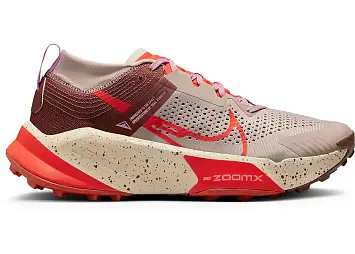 Nike ZoomX Zegama Trail Diffused Taupe Dark Pony Sanddrift Picante Red (DH0623-200)