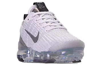 Nike Air VaporMax Flyknit 3 GS 'White Silver' - 3