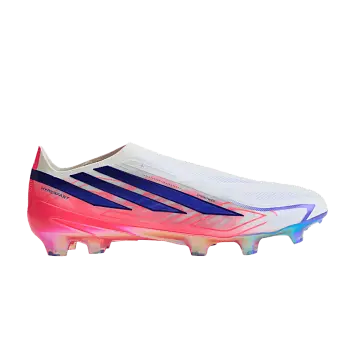 adidas F50 Hyperfast Elite Laceless FG Cloud White Solar Purple