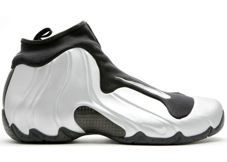 Фото № 1 с приближением к товару «‎Nike Air Flightposite 1 Metallic Silver»