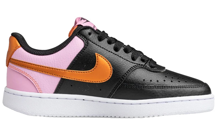 Фото № 2 с приближением к товару «‎Nike WMNS Court Vision low BlackGoldenPink»