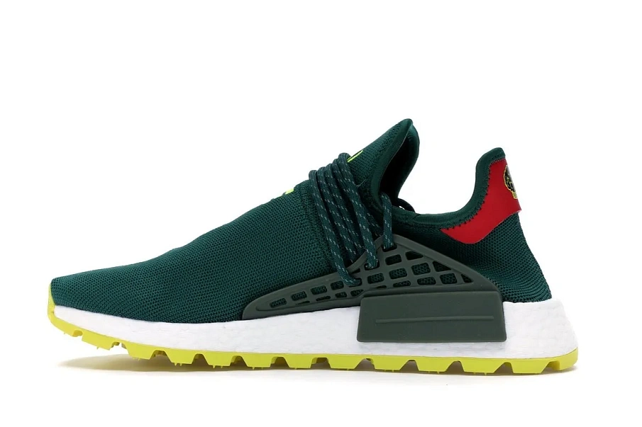 Фото № 5 с приближением к товару «‎adidas NMD Hu Pharrell NERD Green Yellow»