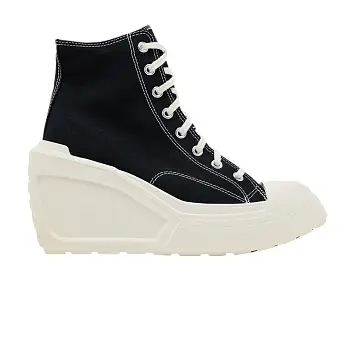 Converse Women's Chuck 70 De Luxe Wedge Black Egret - 1