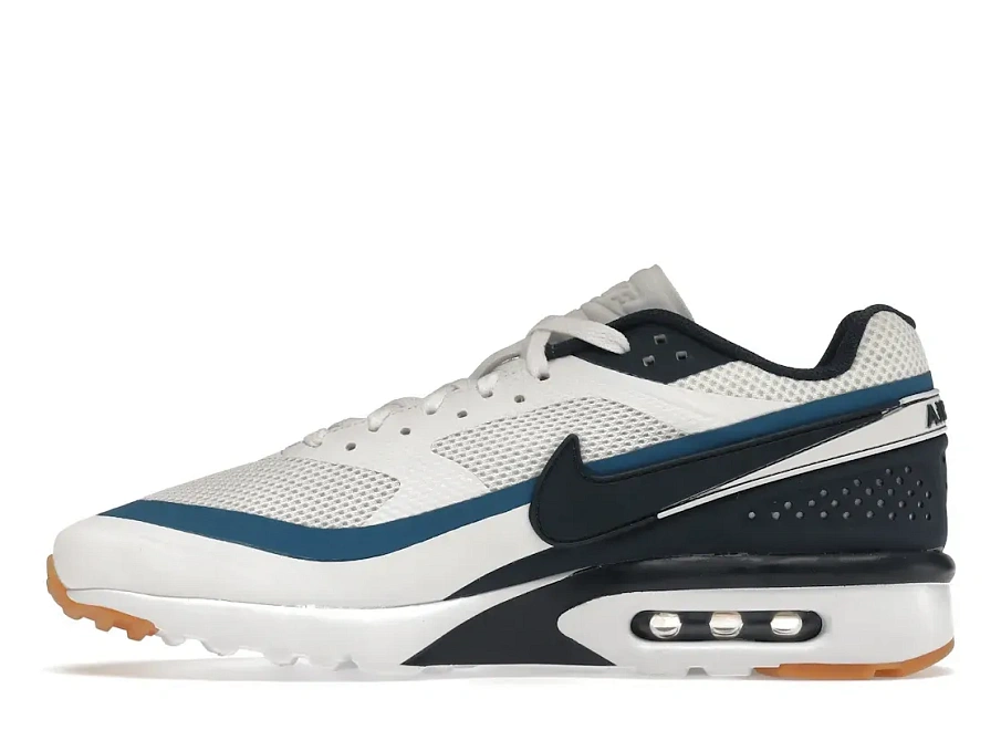 Фото № 3 с приближением к товару «‎Nike Air Max Bw Ultra White Armory Navy»