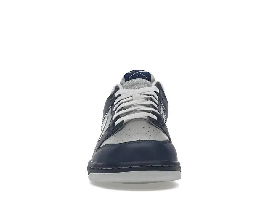 Фото № 2 с приближением к товару «‎Nike Dunk Low Baseball Neutral Grey Midnight Navy»
