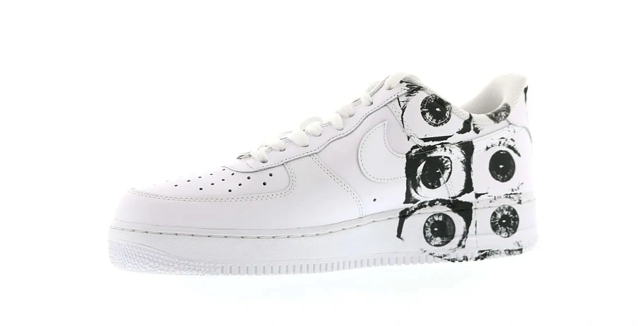 Фото № 4 с приближением к товару «‎Nike Air Force 1 Low Supreme Comme des Garcons Shirt»