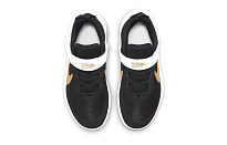 Фото № 4 с приближением к товару «‎(BP)Nike Team Hustle D 10 Basketball Shoes BlackWhiteGold»