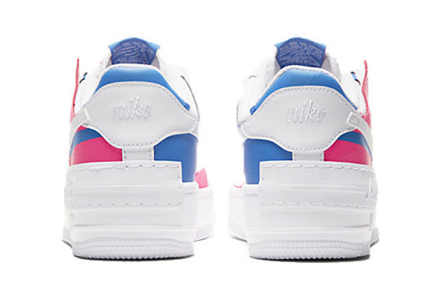 Фото № 4 с приближением к товару «‎Nike Air Force 1 Shadow Skate shoes bluepink»