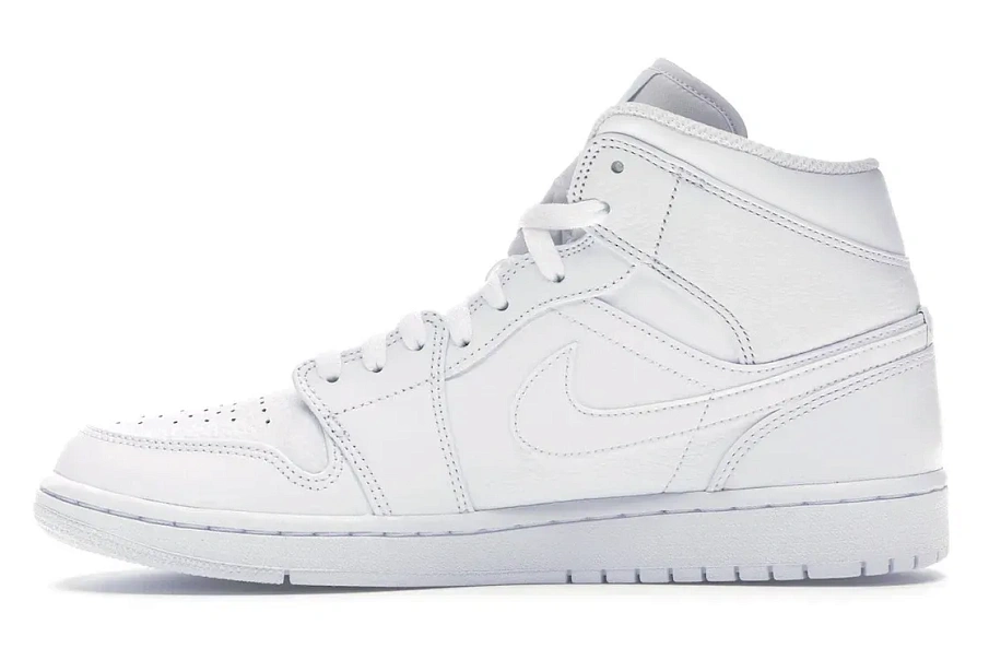 Фото № 3 с приближением к товару «‎Jordan 1 Mid Triple White (2018)»