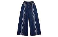 Фото № 1 с приближением к товару «‎adidas originals x IVY PARK Wmns Denim Wide-leg Snap Jeans Blue»