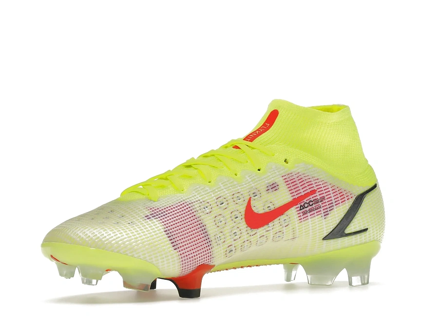 Фото № 4 с приближением к товару «‎Nike Mercurial Superfly 8 Elite FG Volt Black Bright Crimson»