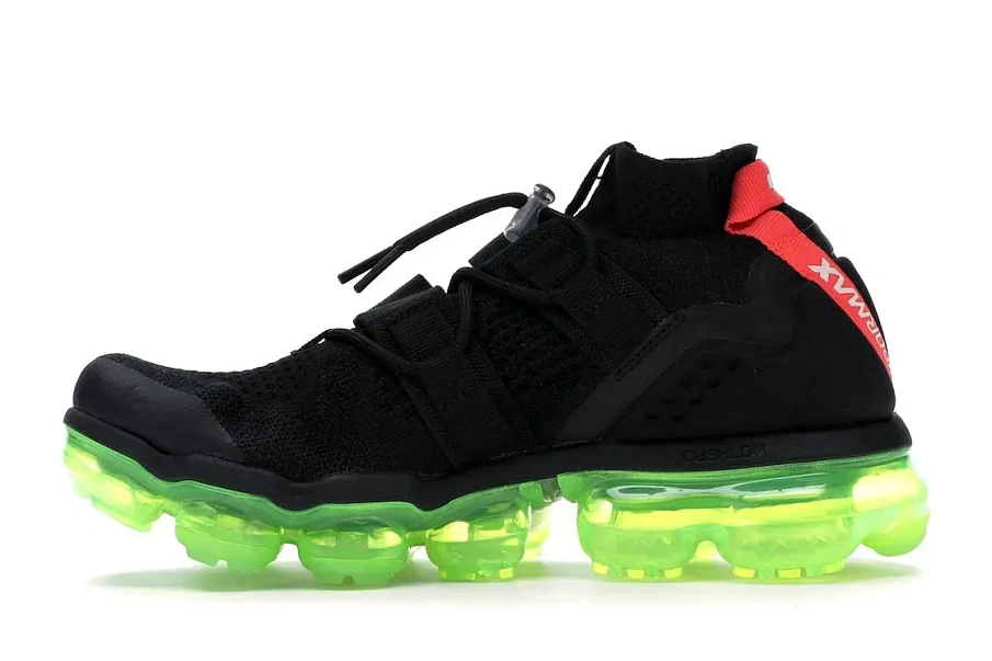Фото № 3 с приближением к товару «‎Nike Air VaporMax Utility Black Volt Bright Crimson»