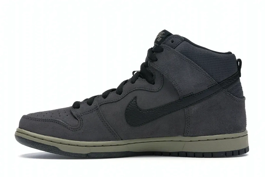 Фото № 3 с приближением к товару «‎Nike SB Dunk High Anthracite Matte Olve»