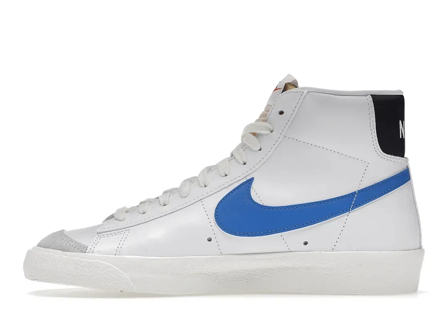 Фото № 3 с приближением к товару «‎Nike Blazer Mid 77 Vintage White Light Photo Blue Black Sail»