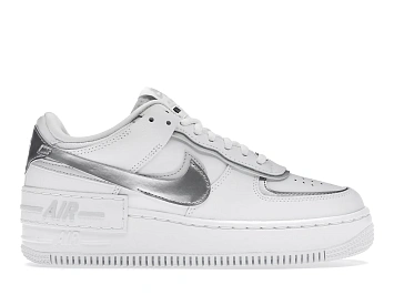 Nike Air Force 1 Low Shadow White Pure Platinum Metallic Silver  - 1