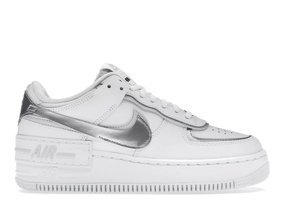 Фото № 1 с приближением к товару «‎Nike Air Force 1 Low Shadow White Pure Platinum Metallic Silver »