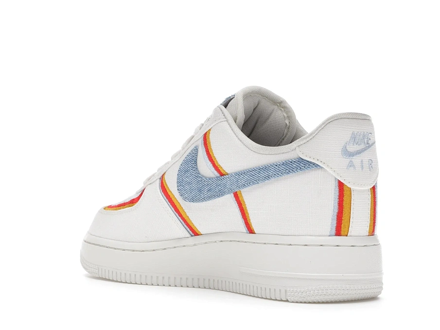 Фото № 6 с приближением к товару «‎Nike Air Force 1 Low Sail Denim Swoosh »