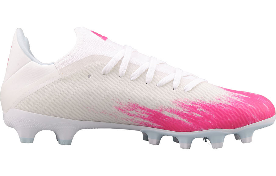 Фото № 2 с приближением к товару «‎ adidas X 19.3 Soccer shoes Cloud WhiteCore BlackShock Pink»