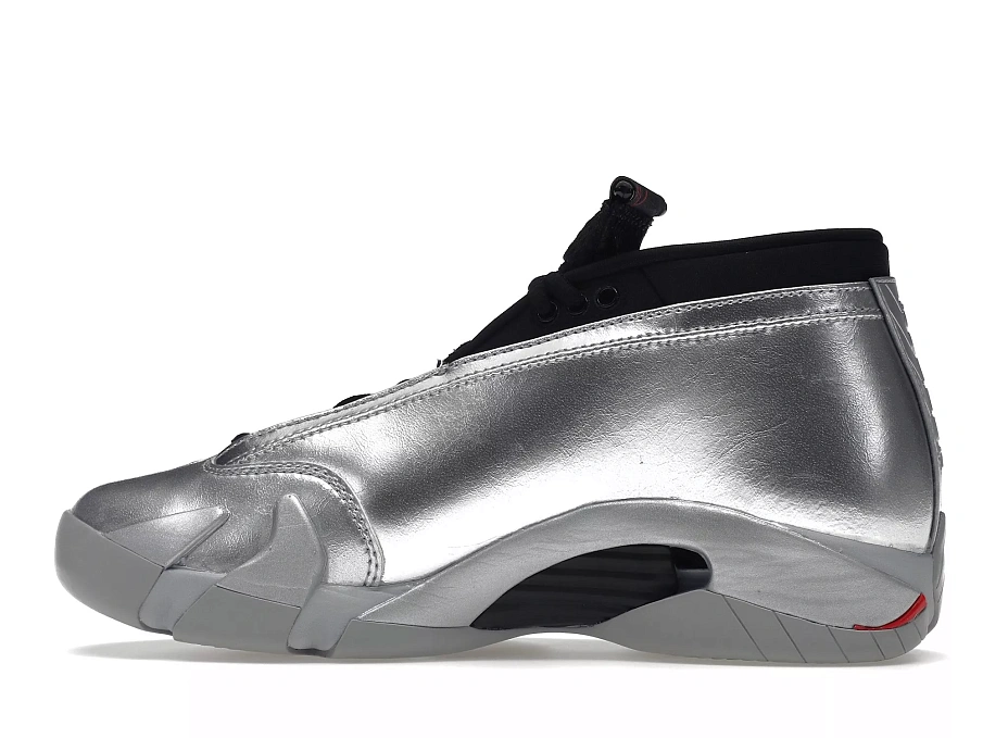 Фото № 5 с приближением к товару «‎Jordan 14 Retro Metallic Silver »