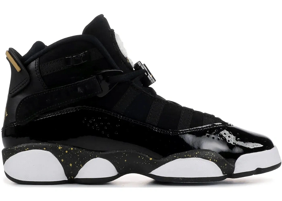 Фото № 1 с приближением к товару «‎Jordan 6 Rings Black Metallic Gold White »