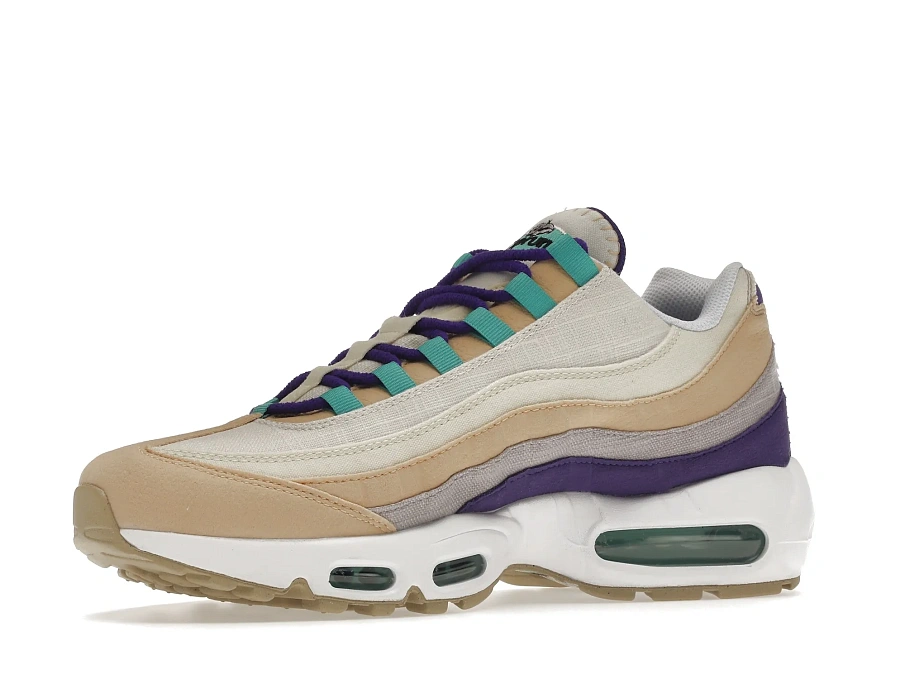 Фото № 4 с приближением к товару «‎Nike Air Max 95 Air Sprung Sail Purple Teal»