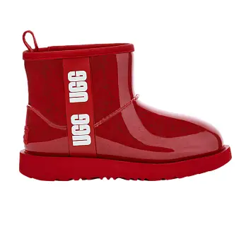 UGG Women's Classic Clear Mini Boot Samba Red - 1
