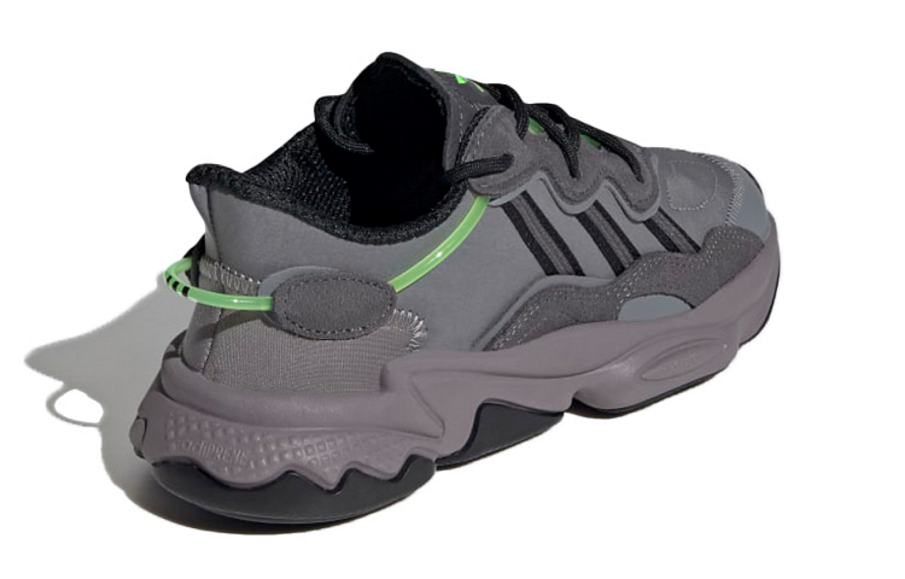 Фото № 4 с приближением к товару «‎adidas originals Ozweego J Shoes GreyBlackGreen»