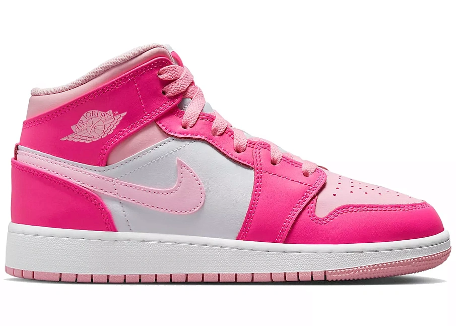 Фото № 1 с приближением к товару «‎Jordan 1 Mid Fierce Pink »