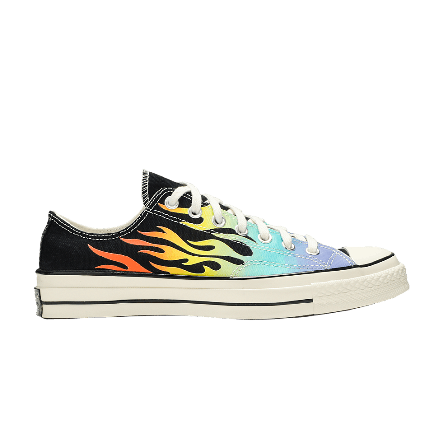 Фото № 1 с приближением к товару «‎Converse Chuck 70 Low Archive Print - Flames»