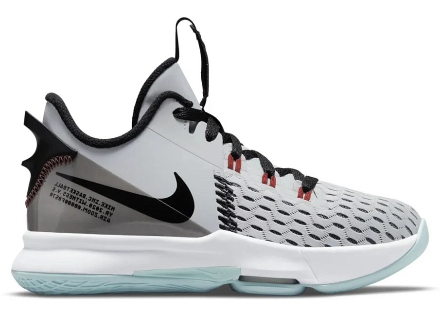 Фото № 1 с приближением к товару «‎Nike LeBron Witness 5 Pure Platinum Light Dew »