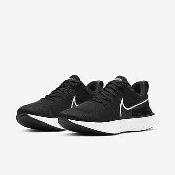 Nike React Infinity Run Flyknit 2 Running Shoes WhiteBlack - 4