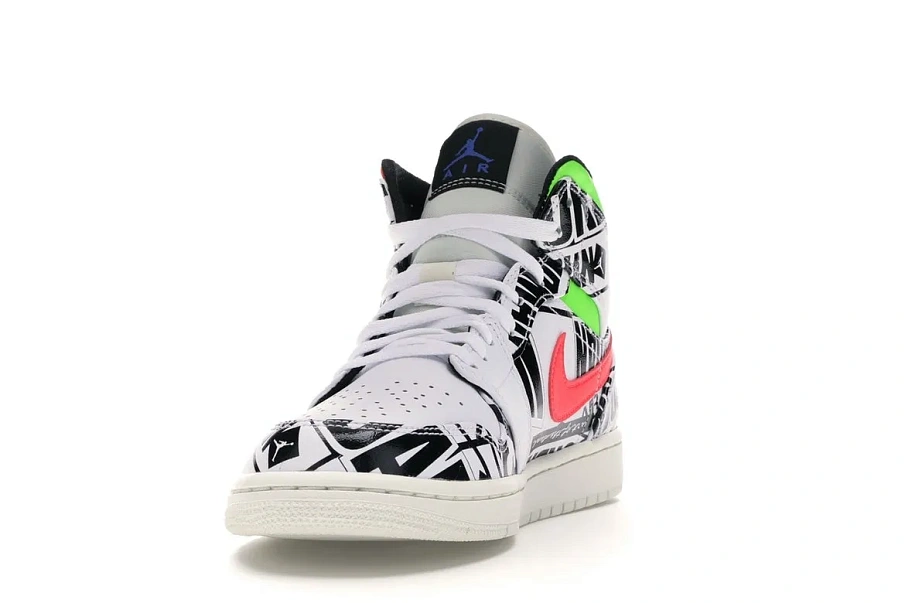 Фото № 3 с приближением к товару «‎Jordan 1 Mid All Over Logos»