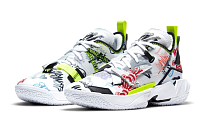Фото № 3 с приближением к товару «‎Air Jordan Why Not Zer0.4 (GS) White Multicolor»