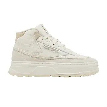 Reebok Women's Club C Geo Mid Chalk Alabaster - 1