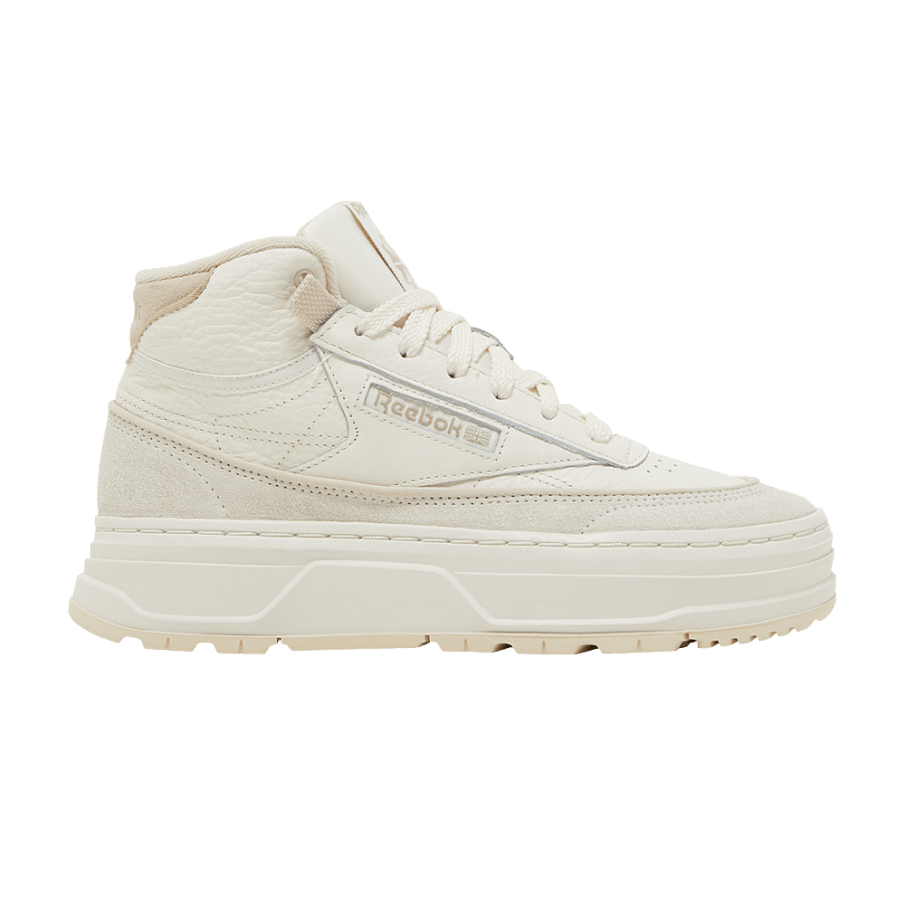 Фото № 1 с приближением к товару «‎Reebok Women's Club C Geo Mid Chalk Alabaster»